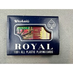2-Pack of Royal 100% Plastic Playing Cards Set-Washable_Callaway Gardens_Pittsbu